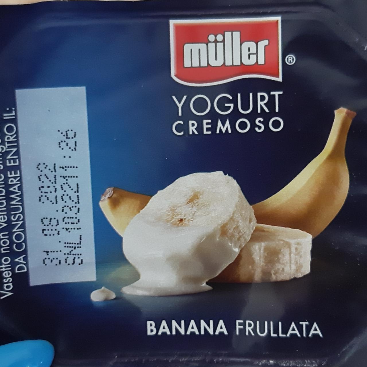 Фото - Йогурт зі смаком банану Yogurt Cremoso Muller
