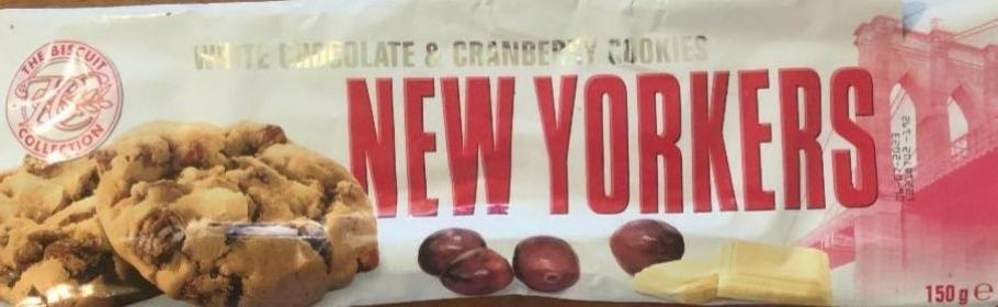Фото - Печиво Chocolat Blanc Et Cranberry New Yorkers
