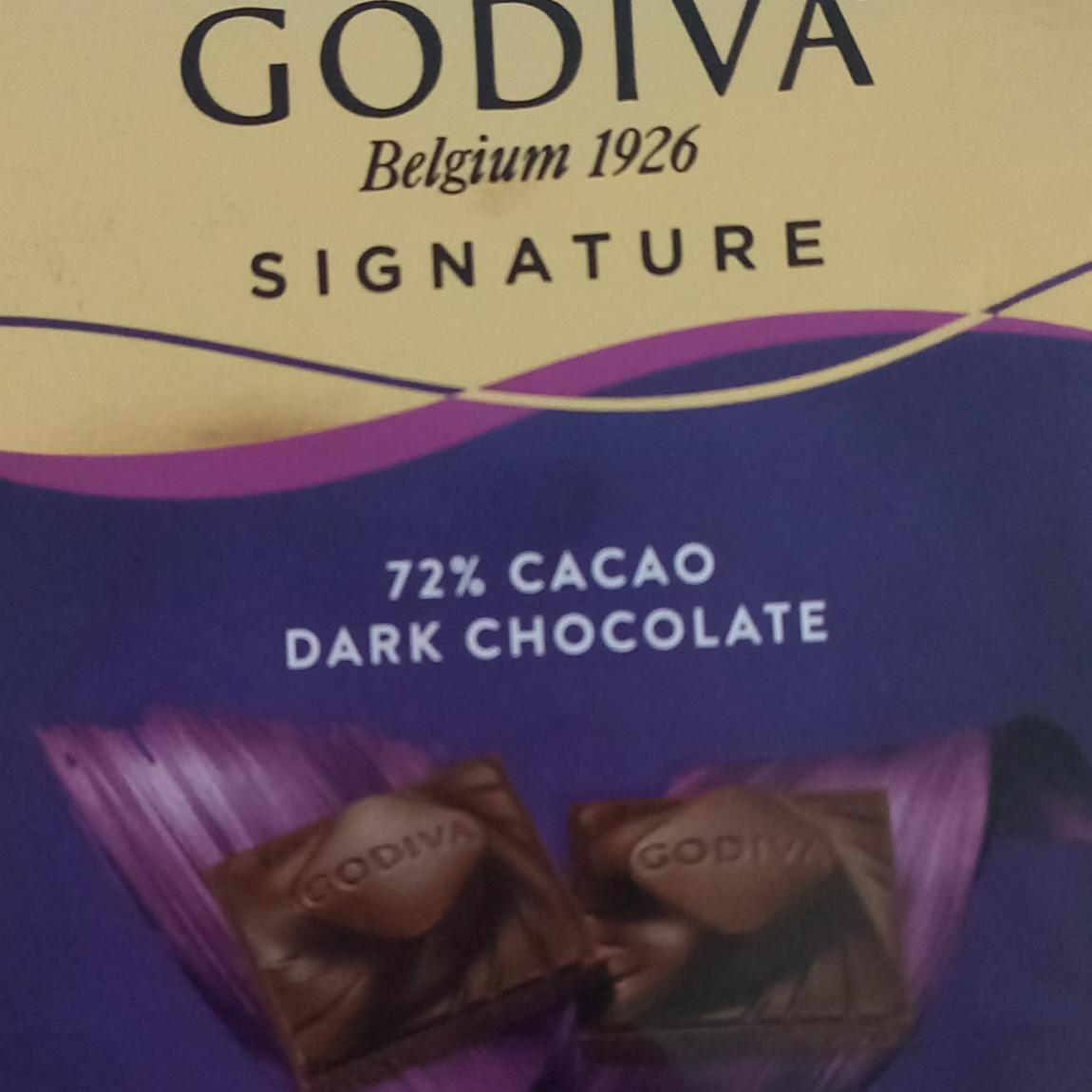Фото - Шоколад чорний 72% Dark Chocolate Godiva