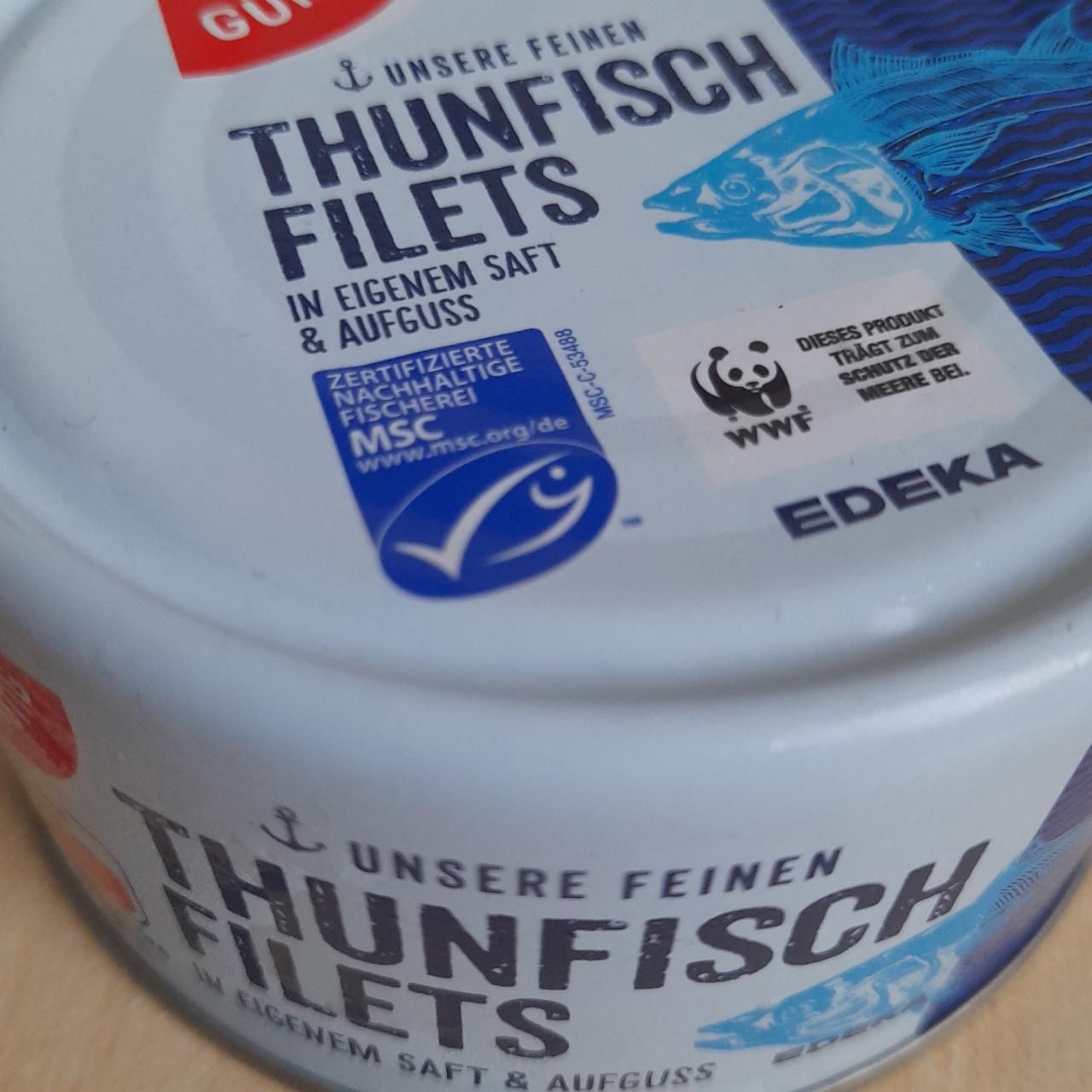 Фото - Тунець у власному соусі Thunfisch filets Edeka