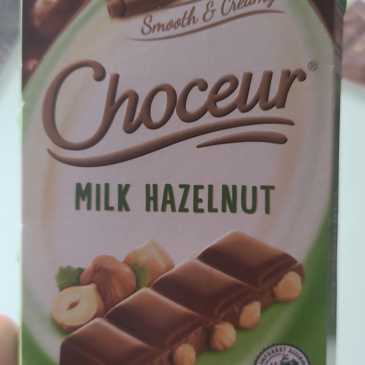 Фото - Шоколад молочний з горіхами Milk Chocolate Hazelnut Choceur