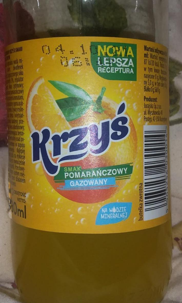 Фото - Напій газований з апельсиновим смаком Krzyś Jurajska