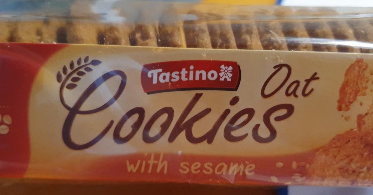 Фото - Вівсяне печиво з кунжутом Oat Cookies WIth Sesame Tastino