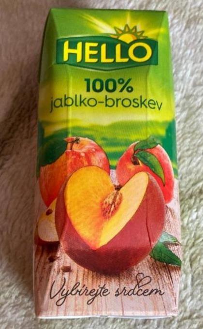Фото - Сік яблучно-персиковий Jablko-Broskev Hello