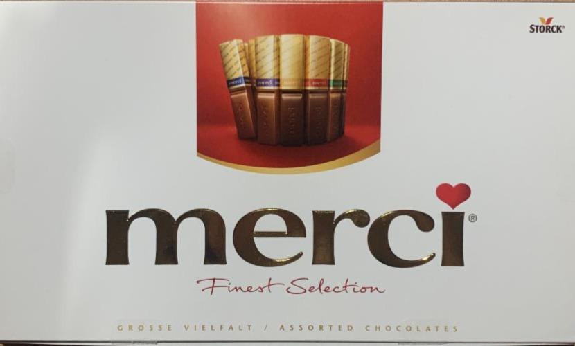 Фото - Набір шоколадних цукерок Асорті 8 видів з начинкою Luxury Gift Box Merci