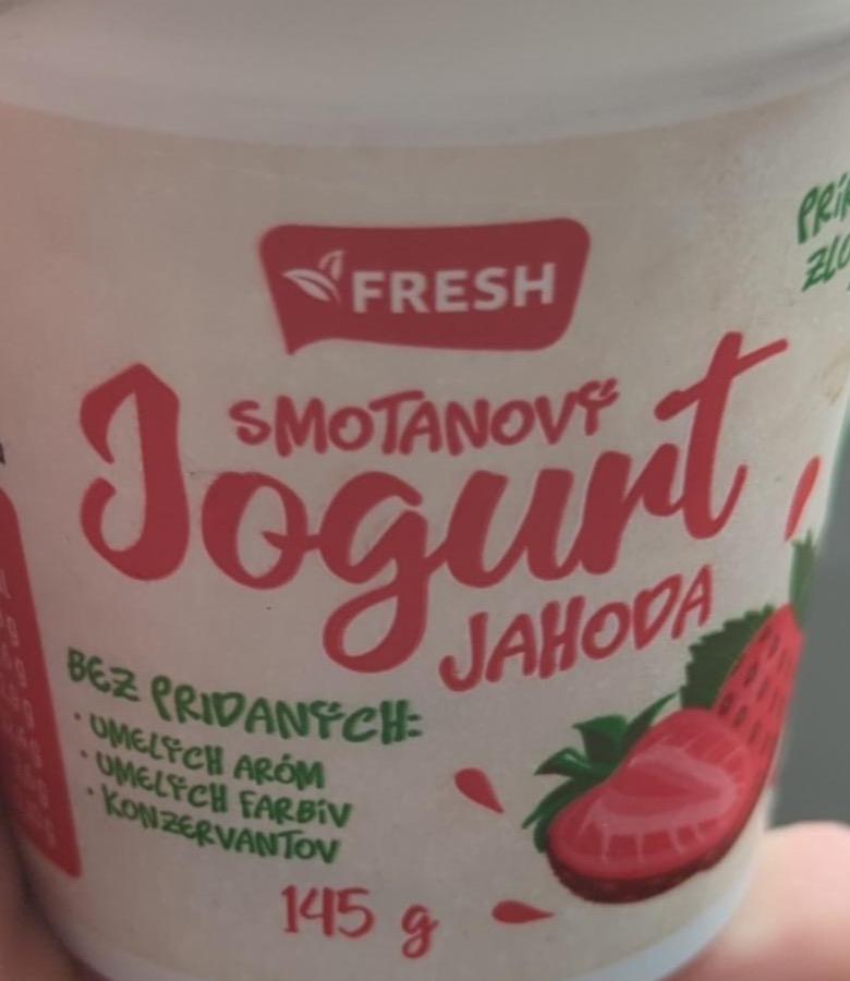 Фото - Smotanový jogurt jahoda Fresh