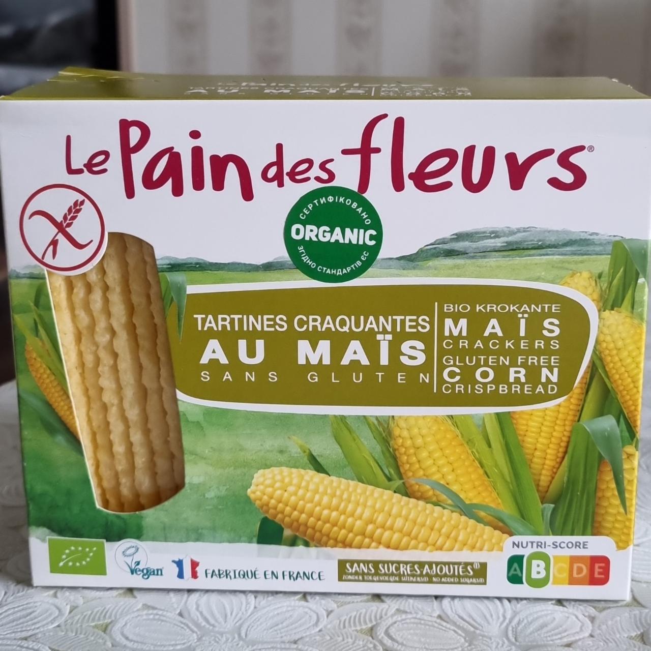 Фото - Хрусткі хлібці з кукурудзи безглютенові Le Pain Des Fleurs
