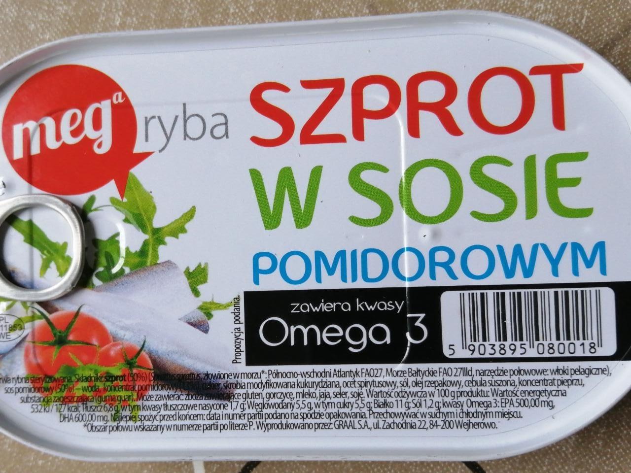 Фото - Szprot w sosie pomidorowym Mega Ryba