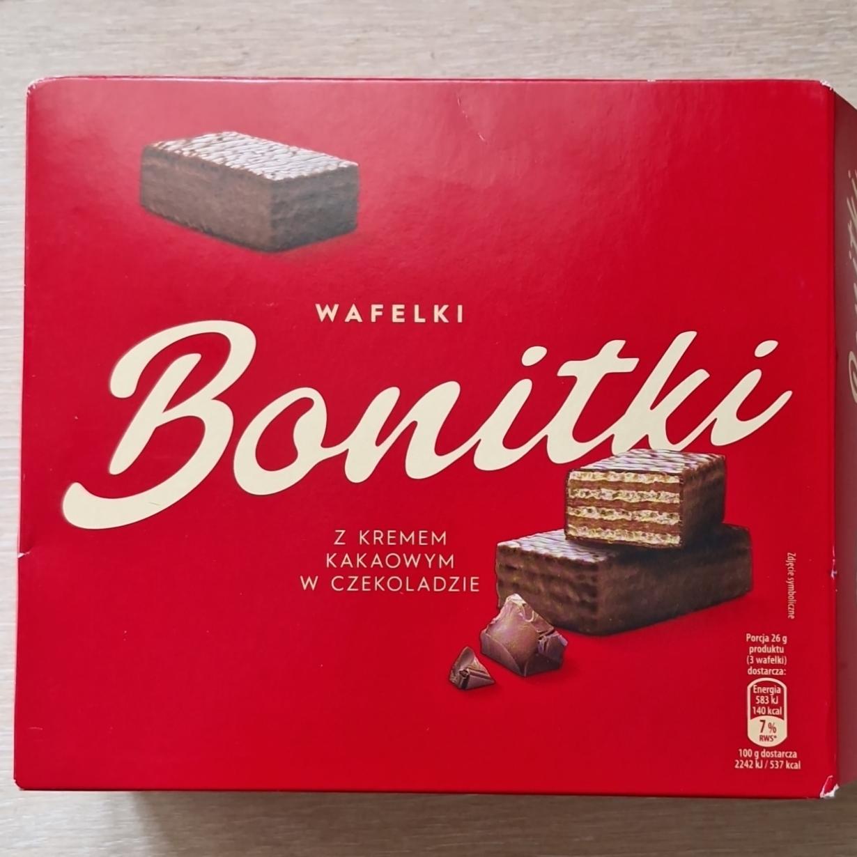 Фото - Wafelki z kremem kakaowym w czekoladzie Bonitki