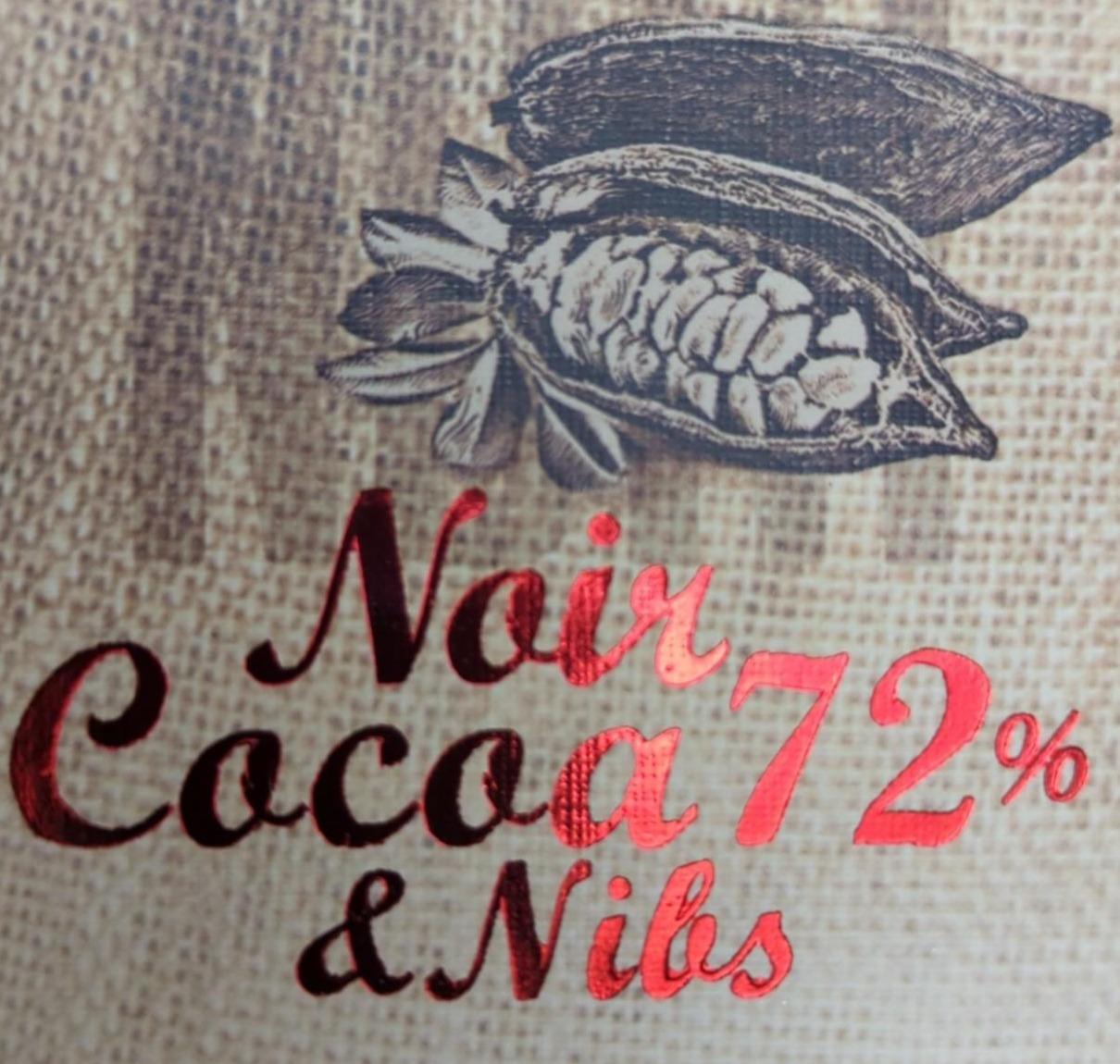 Фото - Noir Cocos 72% & nibs Chocolat Stella