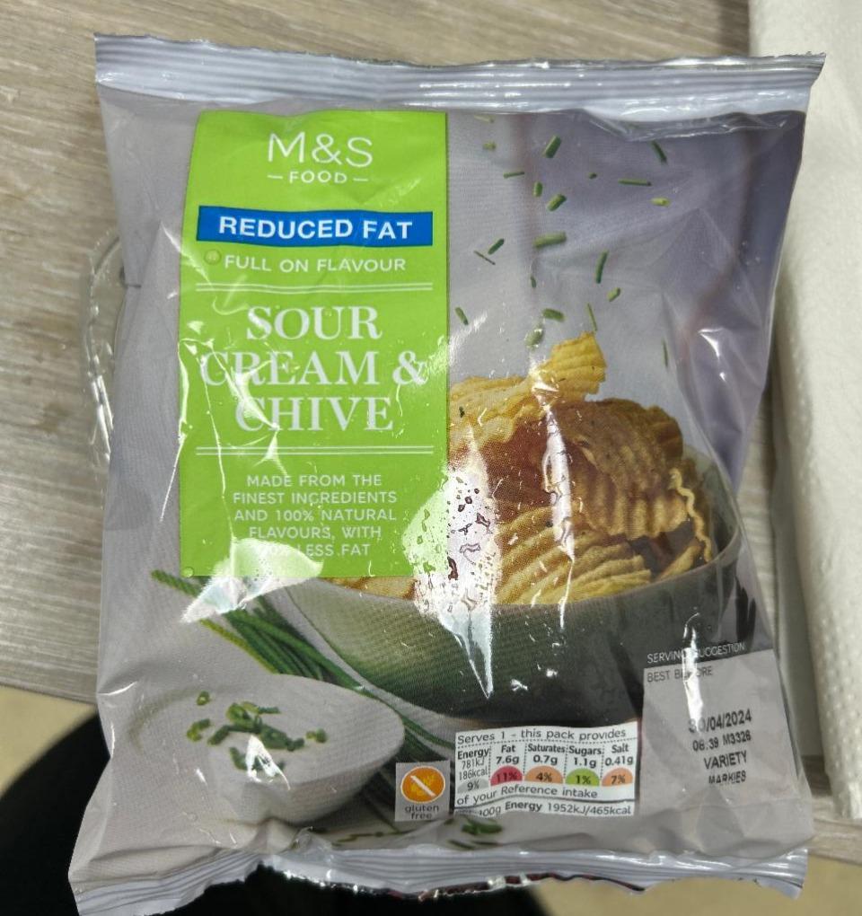 Фото - Reduced Fat Sour cream & Chive M&S food M&S Food
