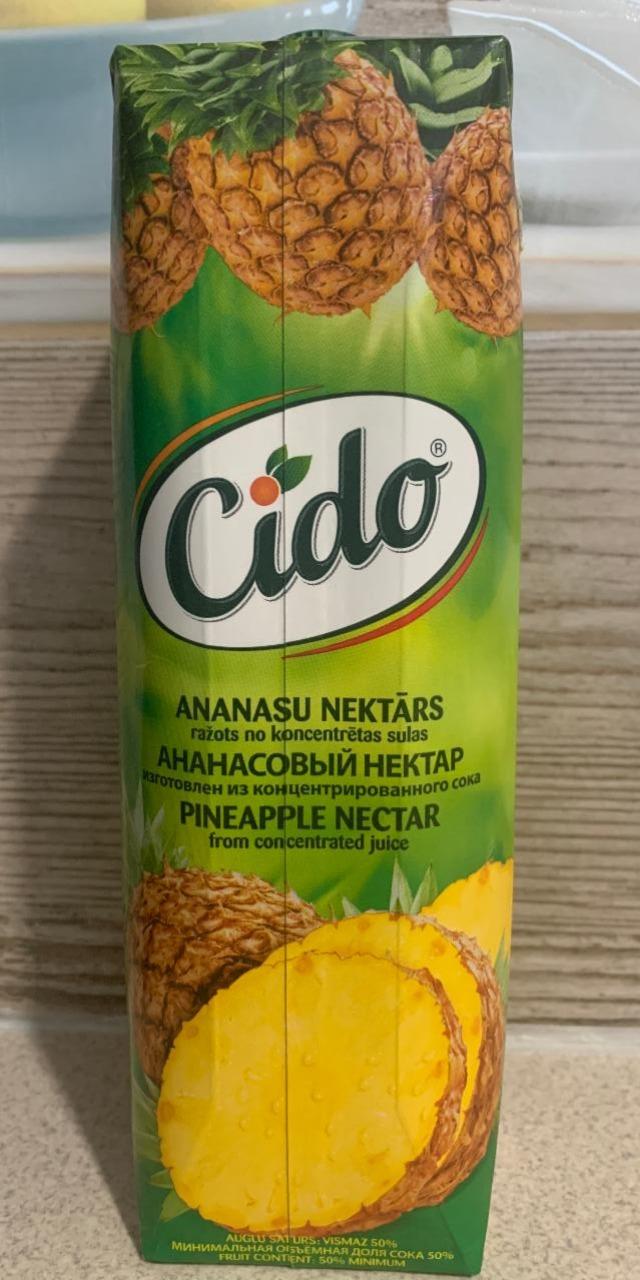 Фото - Сік ананасовий нектар Cido