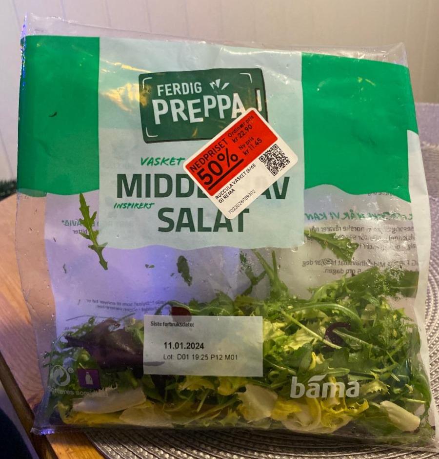Фото - Мікс салату Middelhav Salat Ferdig Preppa