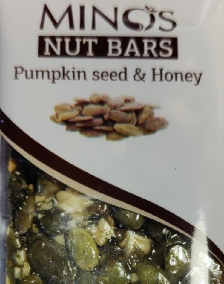 Фото - Nut bars pumpkin seeds and honey Minos