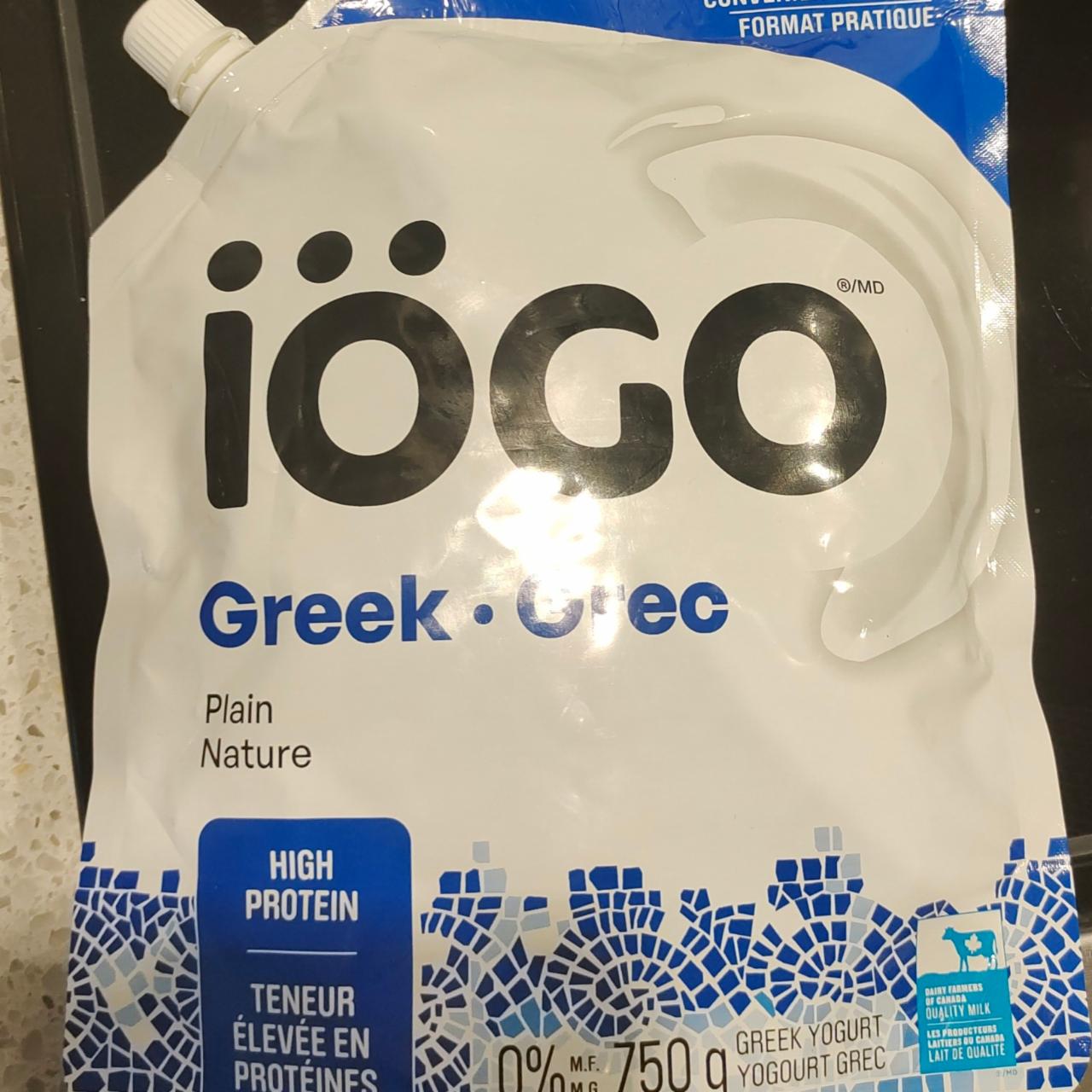 Фото - Йогурт 0% Greek Yogurt Iogo