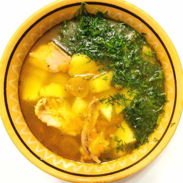 Фото - Суп з куркою і картоплею