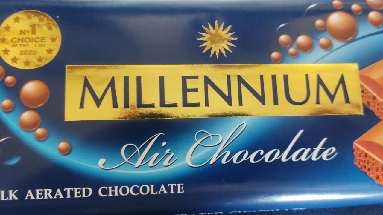 Фото - Шоколад пористий молочний Millennium