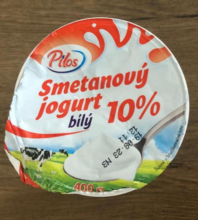 Фото - Smetanový jogurt bílý 10% Pilos