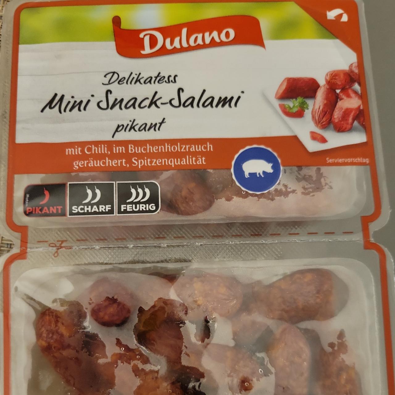 Фото - Ковбаски міні Delikatess Mini Snack-Salami Dulano