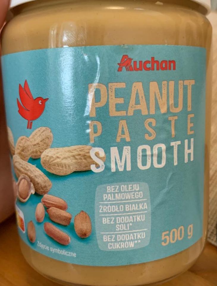 Фото - Арахісова паста Peanut Smooth Auchan