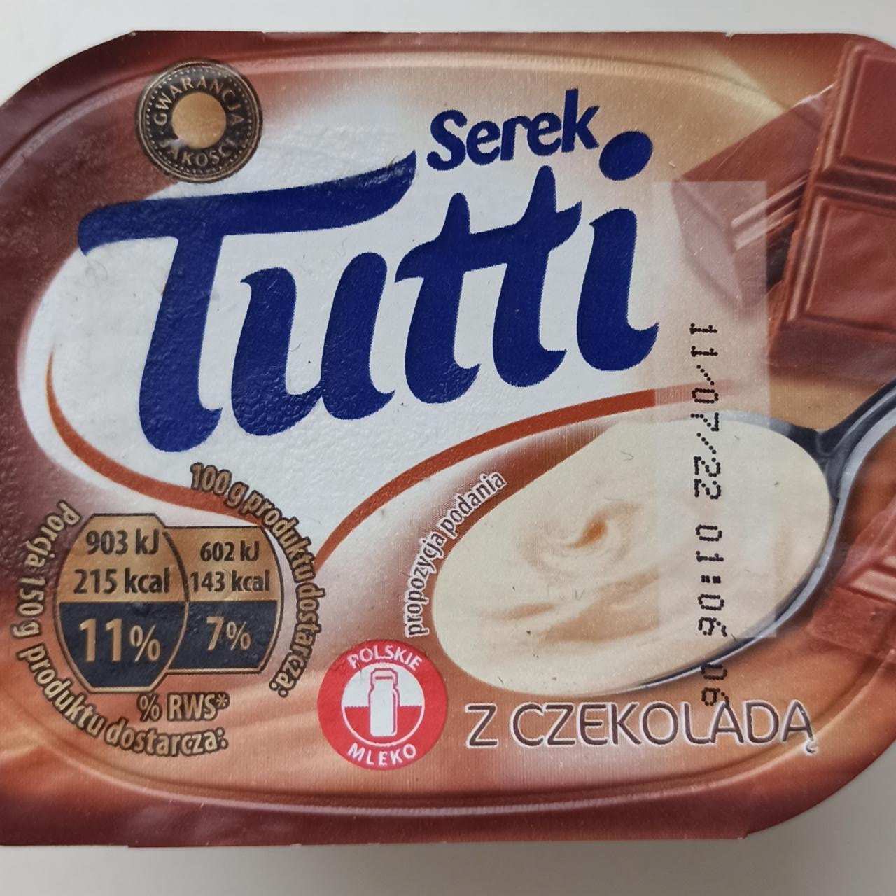 Фото - Serek z czekolada Tutti