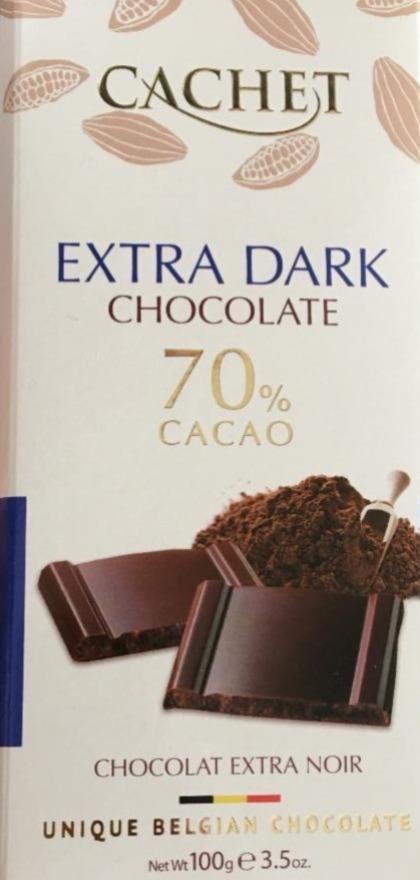 Фото - Extra dark chocolate 70% cacao Cachet