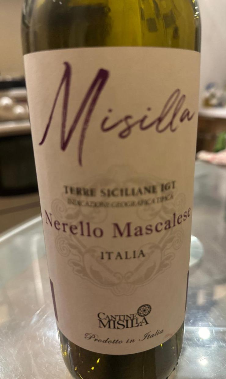 Фото - Вино червоне 12% Nerello Mascalese Misilla