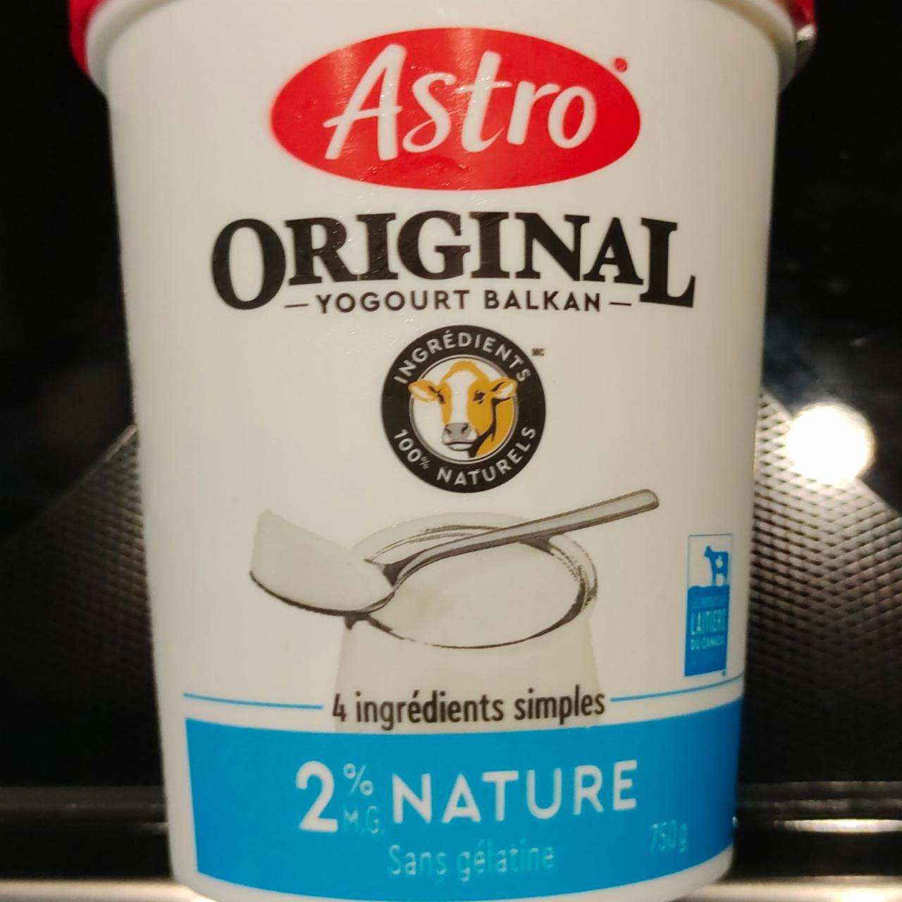 Фото - Йогурт 2% Original Astro