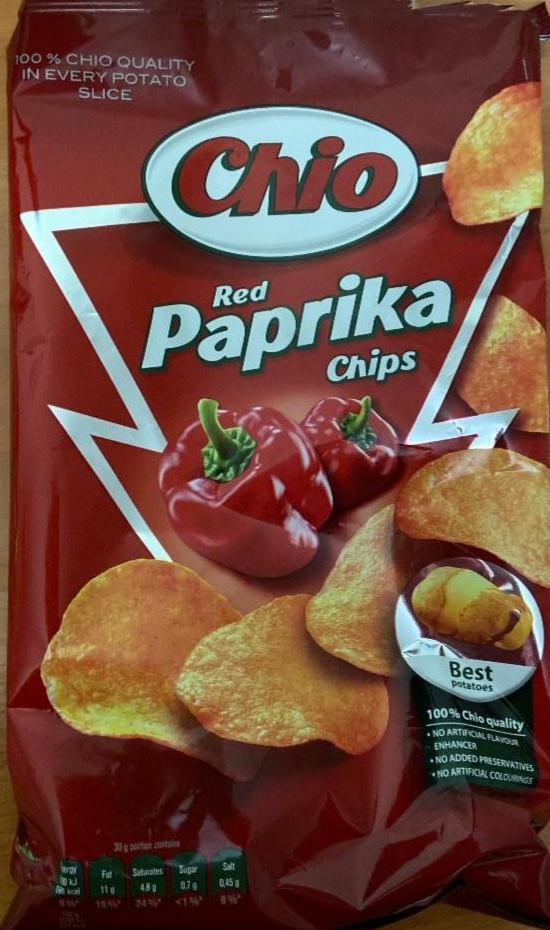 Фото - Чіпси картопляні зі смаком паприки Chio