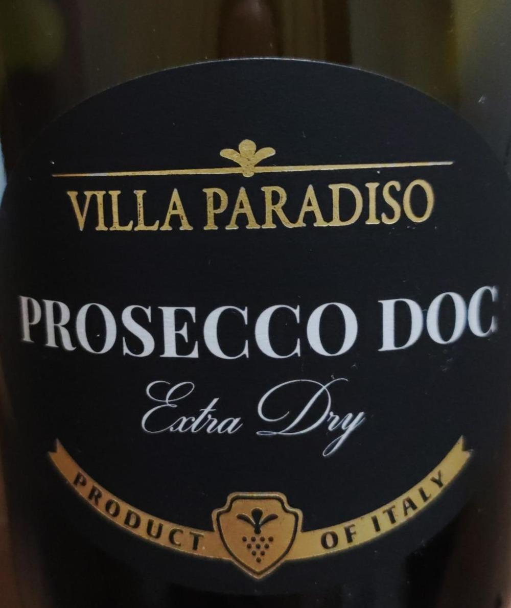 Фото - Вино біле ігристе екстра-сухе Просекко 11% Villa Paradiso