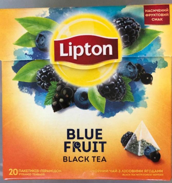 Фото - чай чорний з лісовими ягодами Blue Fruit Lipton