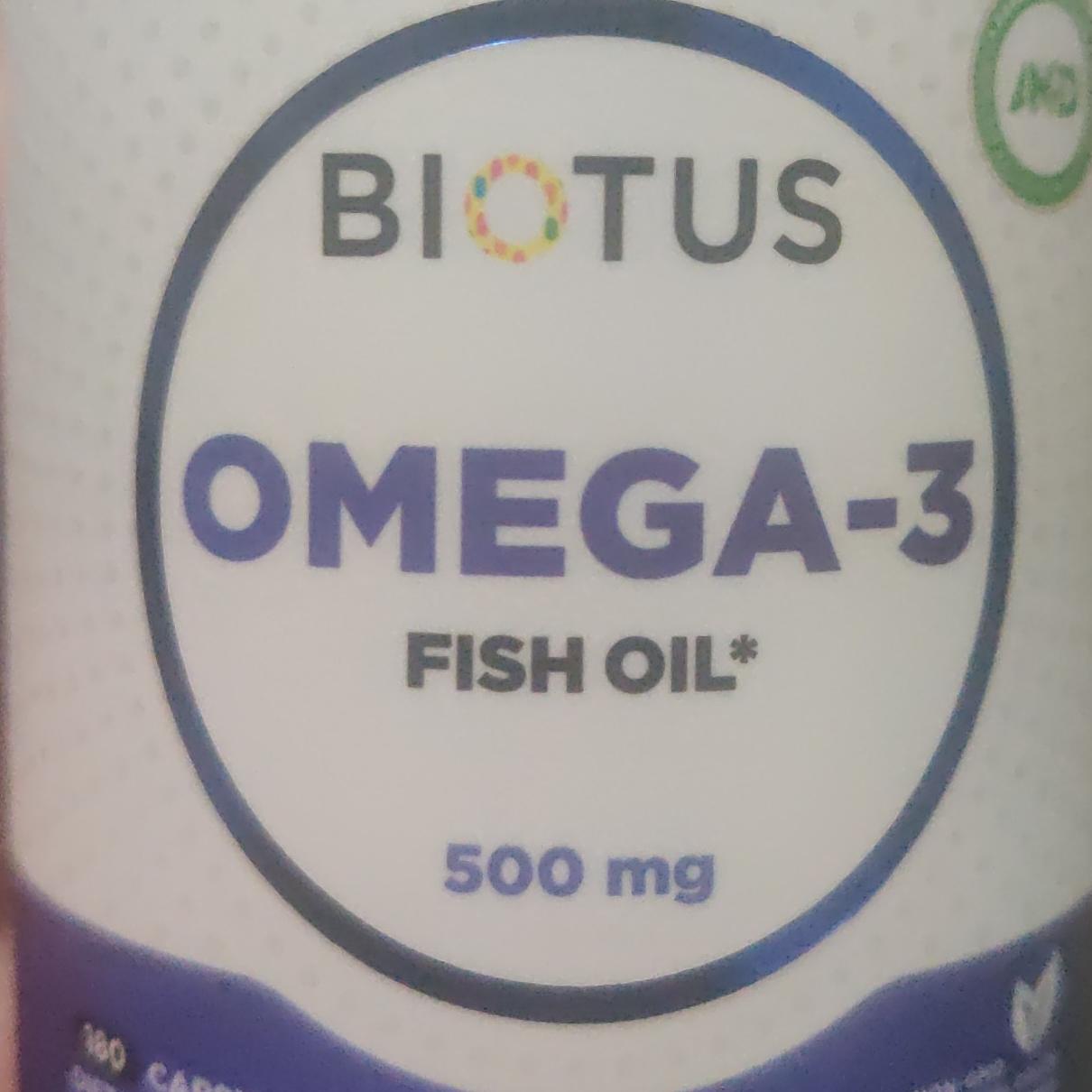 Фото - Риб'ячий жир Omega-3 Biotus