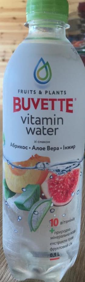 Фото - Вода Vitamin water зі смаком абрикос, алое вера, інжир Buvette