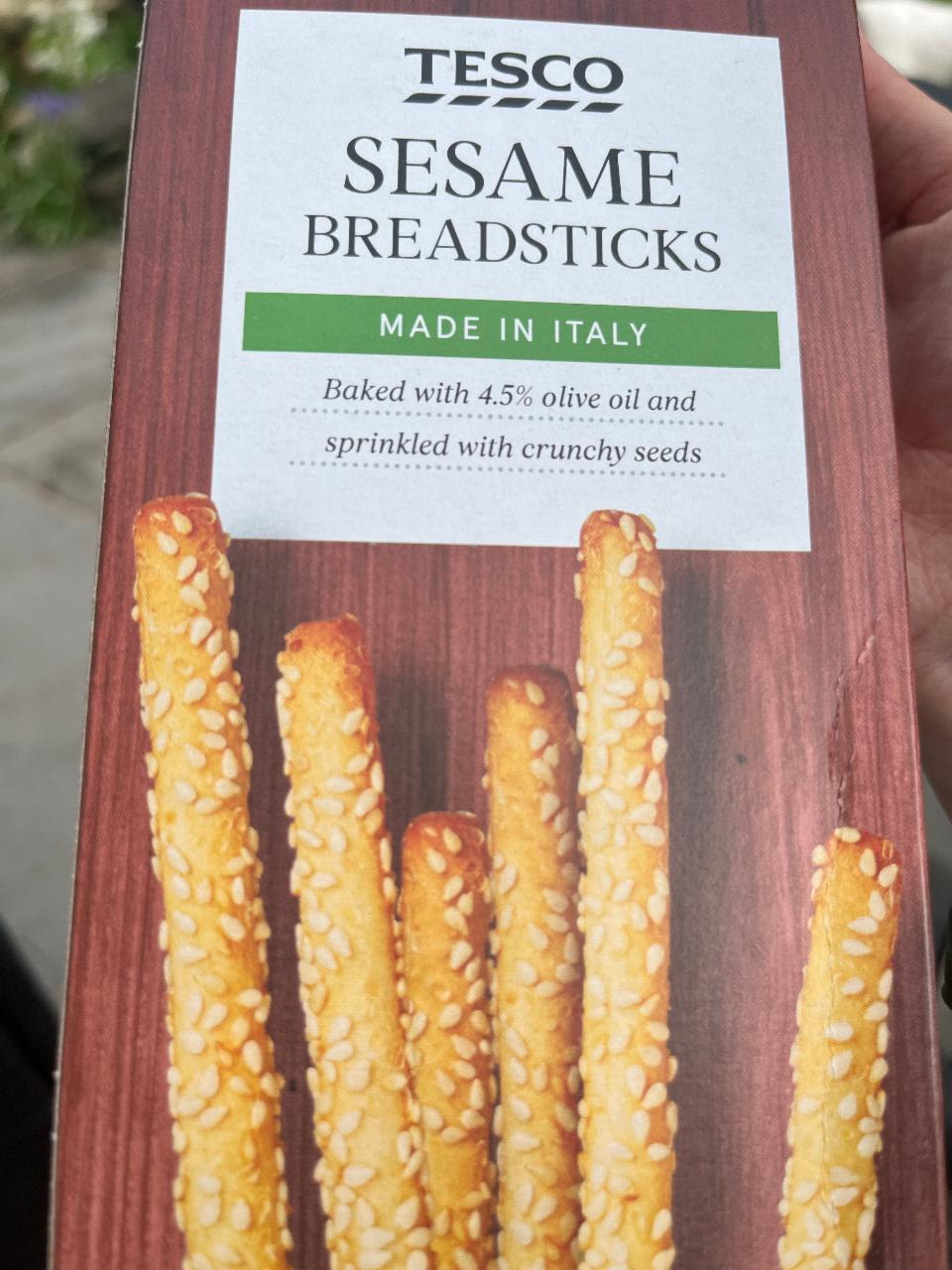 Фото - Хлібні палички з кунжутом Sesame Breadsticks Tesco