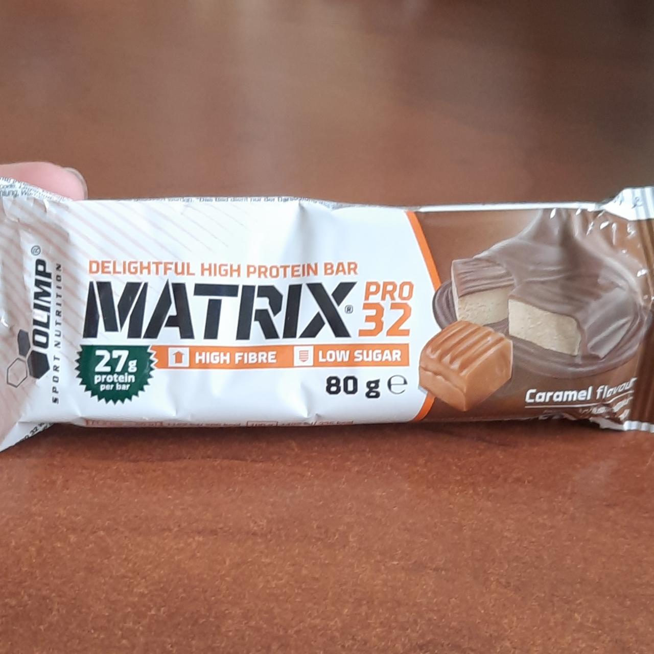 Фото - Батончик протеїновий Matrix Pro 32 зі смаком карамелі Olimp Nutrition