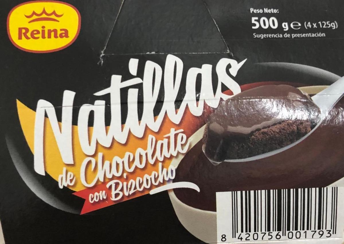 Фото - Natillas de chocolate con bizcocho Reina