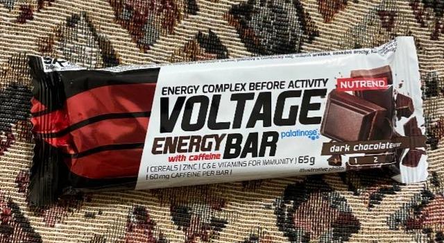 Фото - Енергетичний батончик з кофеїном Voltage Energy Bar with Caffeine Nutrend