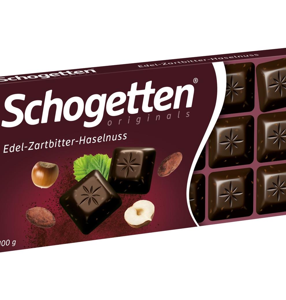 Фото - Чорний шоколад з лісовими горіхами Schogetten