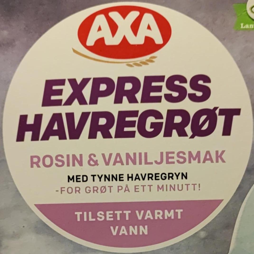 Фото - Express havregrøt Axa