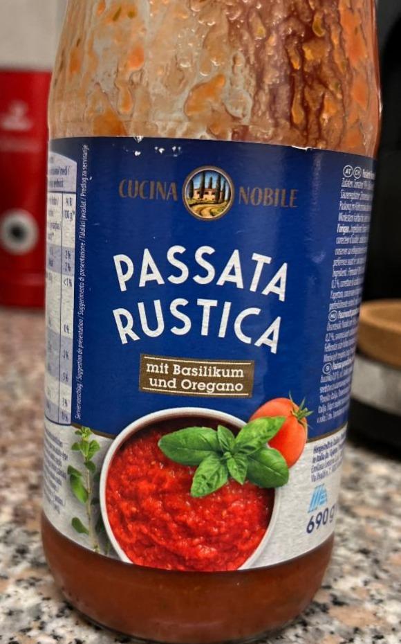 Фото - Томатна паста з базиліком Passata Rustica Cucina Nobile