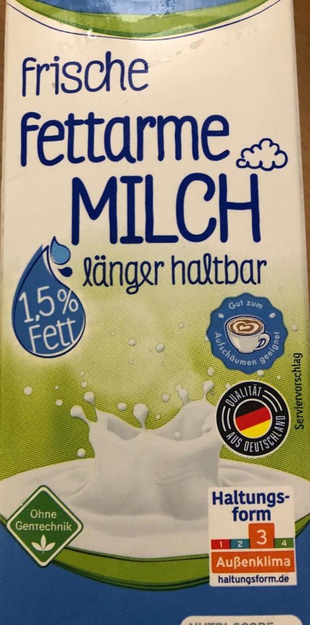 Фото - Frische fettarme Milch Milbona