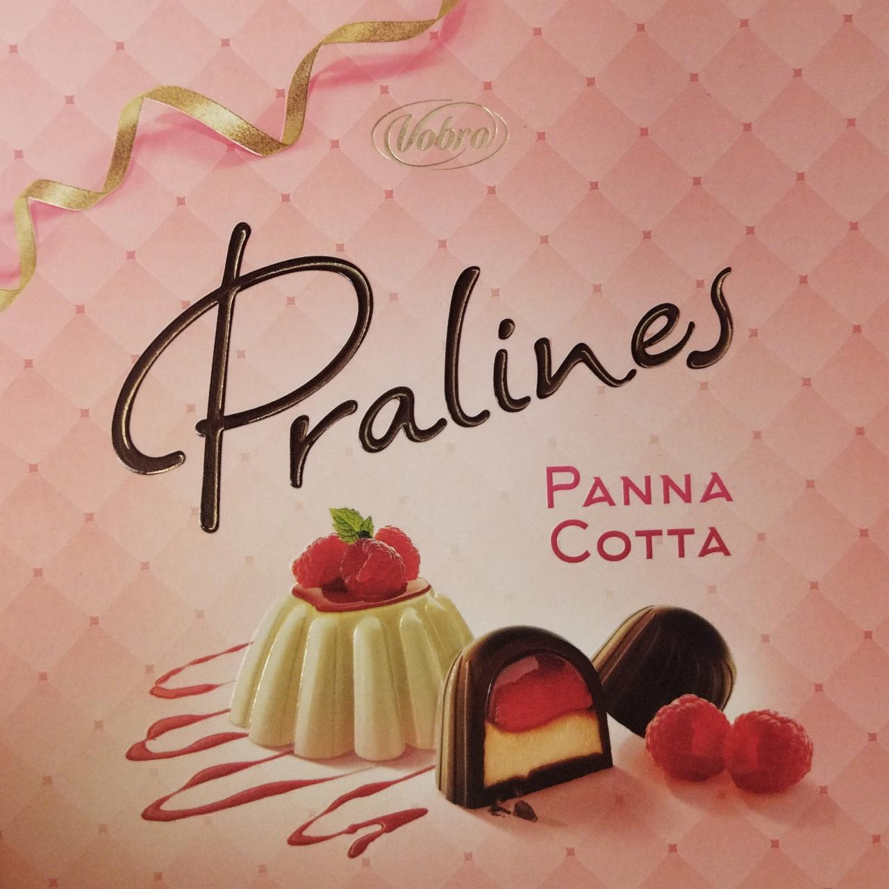 Фото - Цукерки Panna Cotta шоколадні Pralines Vobro