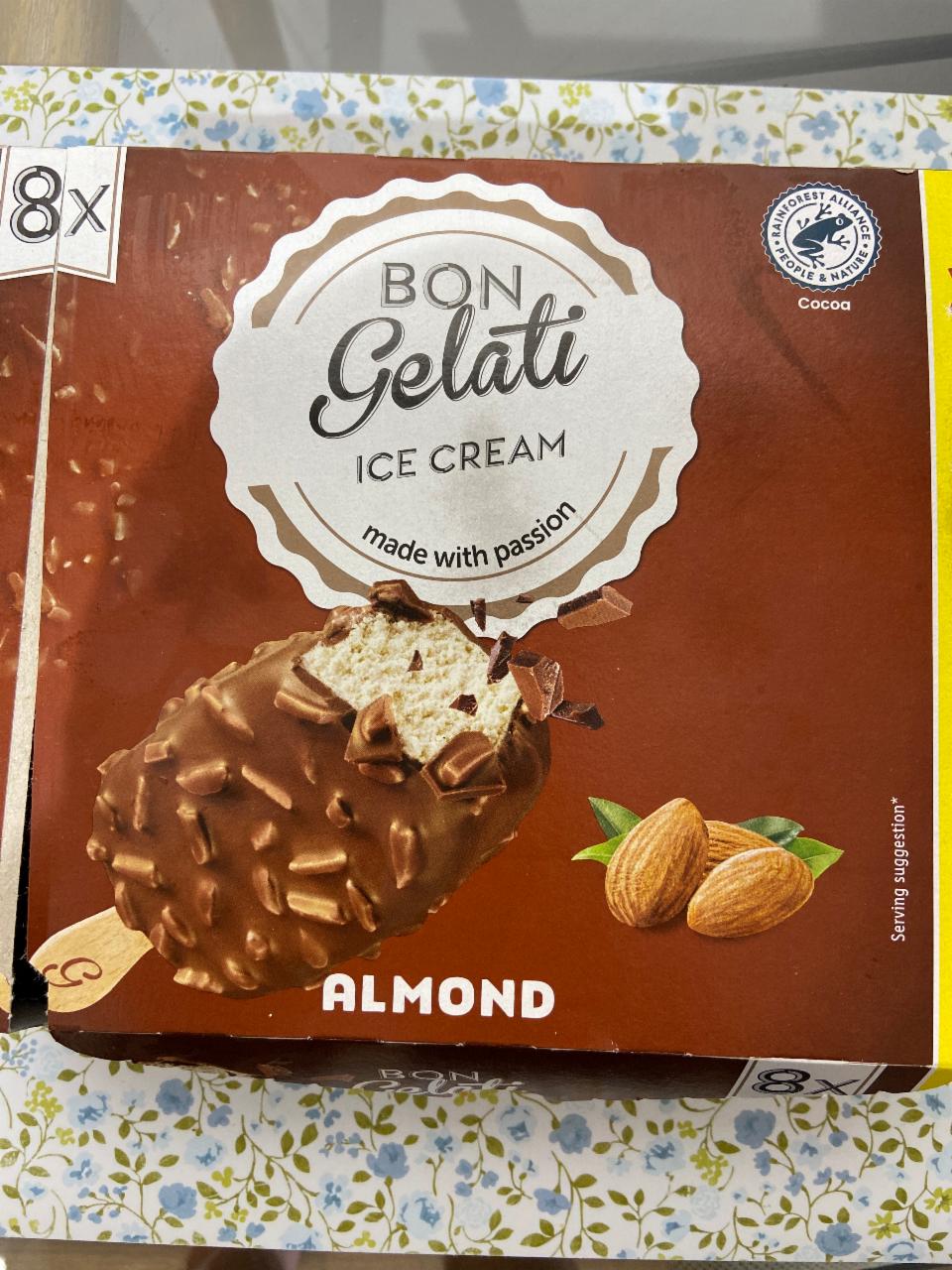 Фото - Морозиво шоколадне Almond Bon Gelati