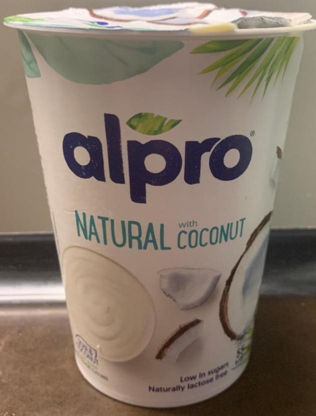 Фото - продукт ферментований соєвий з кокосовим смаком Alpro