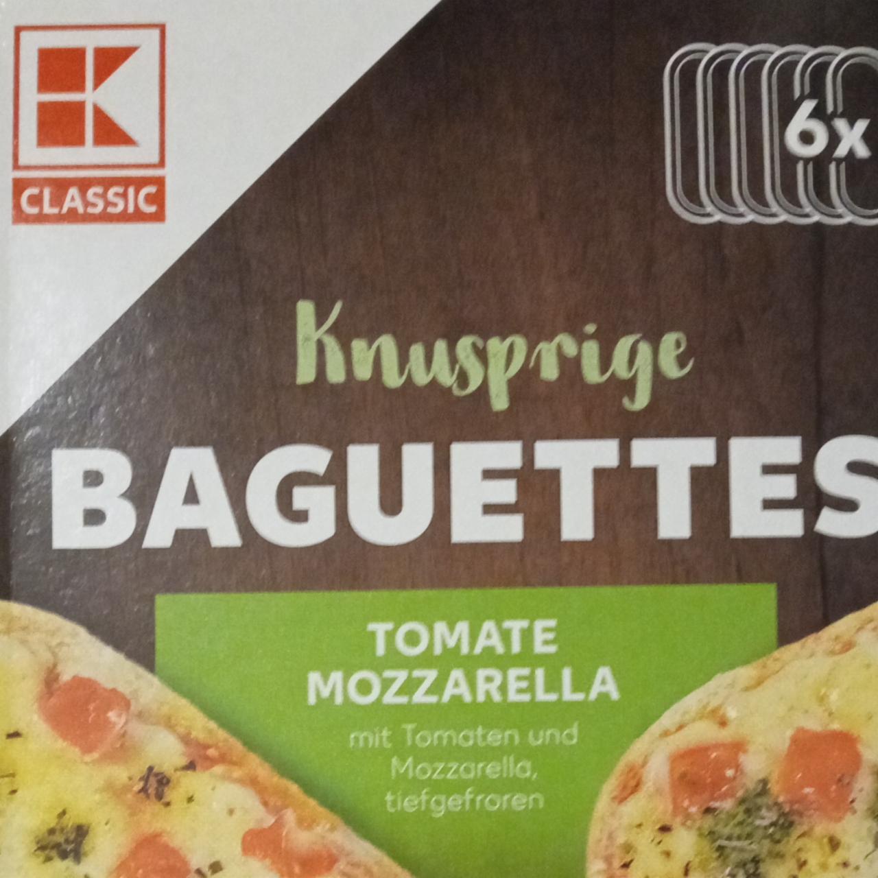 Фото - Knusprige Baguettes tomate mozzarella K-Classic