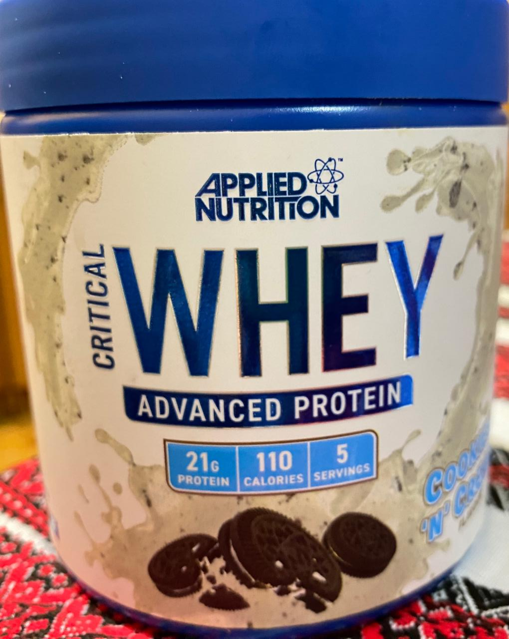Фото - Протеїн зі смаком печива Critical Whey Advanced Protein Applied Nutrition