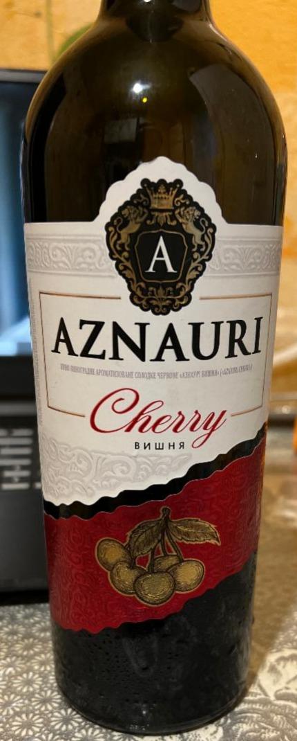 Фото - Вино червоне ароматизоване солодке Cherry Aznauri