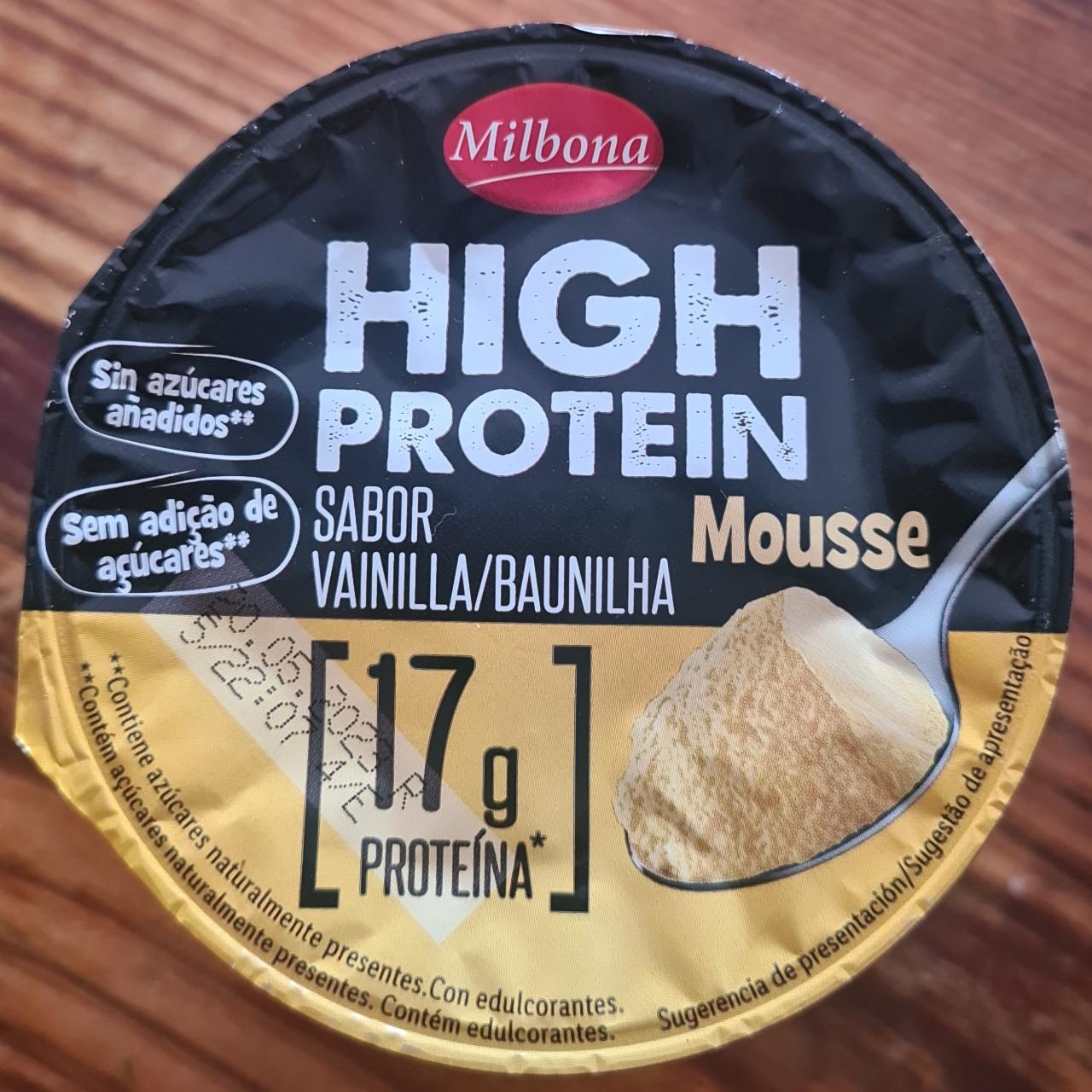 Фото - High Protein Mousse Vanilla Flavour Milbona