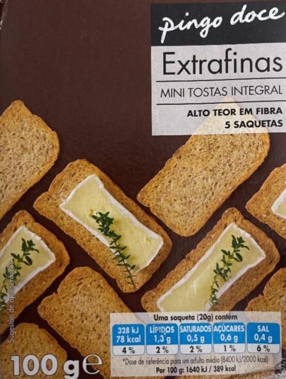 Фото - Mini tostas integral Pingo Doce