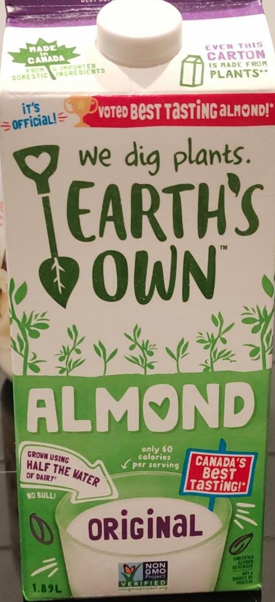 Фото - Earth`s Own Almond Milk Lidl